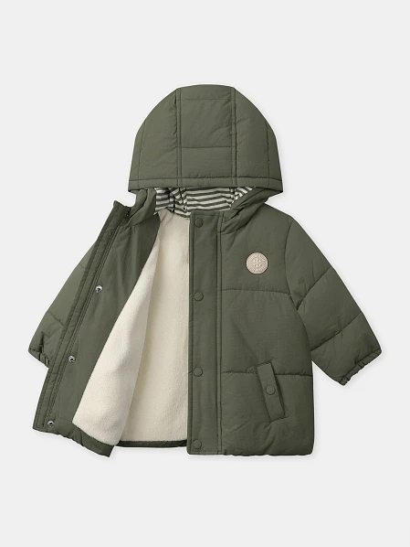 Βρεφικό Μπουφάν για Αγόρια Cozy Chaki