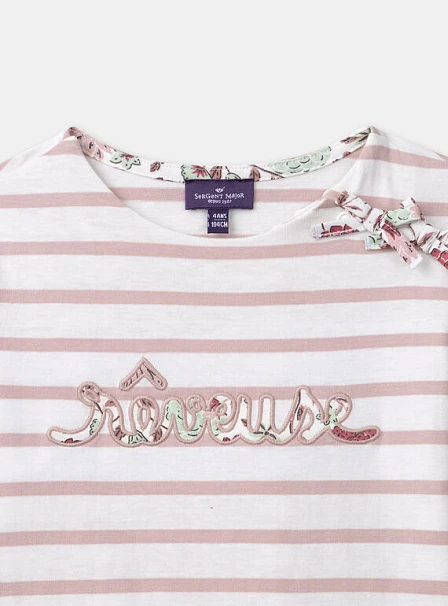 Παιδική Μπλούζα για Κορίτσια Stripped Reveuse