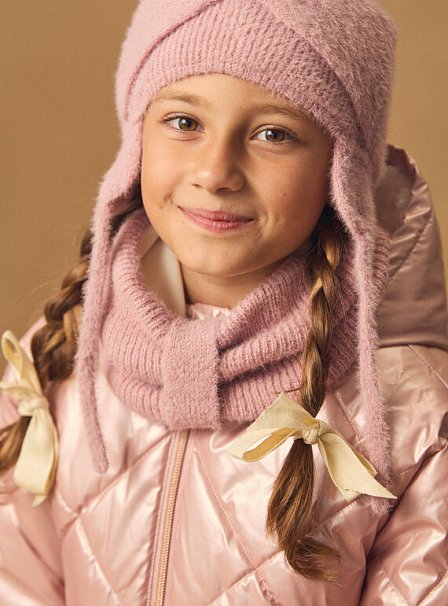 Παιδικός Λαιμός για Κορίτσια Soft Pink