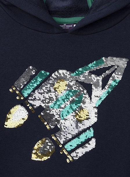 Παιδικό Φούτερ για Αγόρια Navy Spacecraft