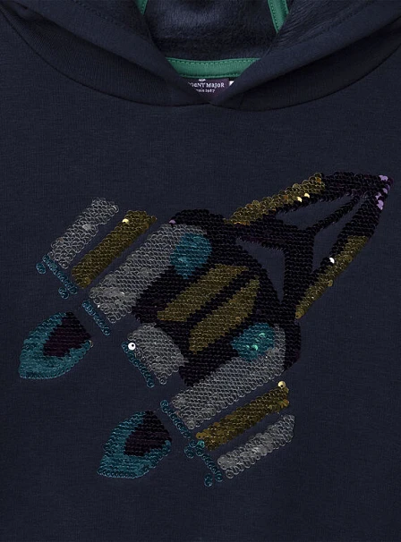 Παιδικό Φούτερ για Αγόρια Navy Spacecraft