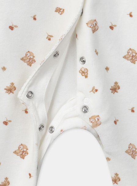 Βρεφικό Ολόσωμο Φορμάκι για Κορίτσια Cute Owls