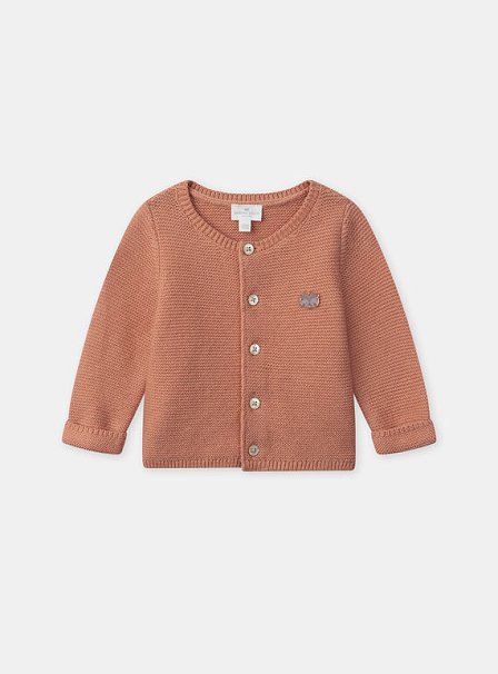 Βρεφική Ζακέτα για Κορίτσια Orange/Pink Owl