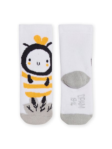 Βρεφικές Κάλτσες Grey Bees