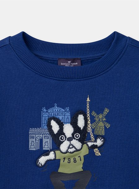 Παιδικό Φούτερ για Αγόρια Blue Bulldog