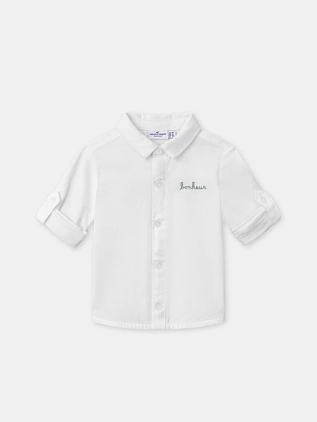 Βρεφικό Πουκάμισο για Αγόρια White Bonheur