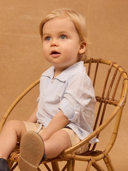 Βρεφική Μπλούζα για Αγόρια Baby Blue Elegance