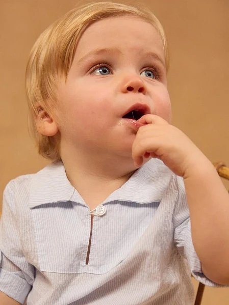 Βρεφική Μπλούζα για Αγόρια Baby Blue Elegance