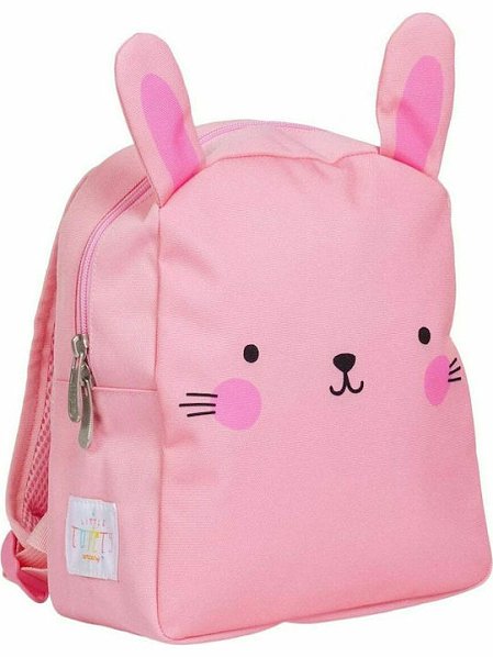 A Little Lovey Company Παιδική Τσάντα Πλάτης Pink Bunny