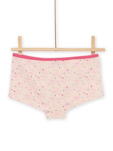Σετ Παιδικά Εσώρουχα για Κορίτσια Ροζ Dots 3 τμχ