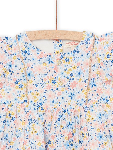 ΒΡΕΦΙΚΟ ΛΕΥΚΟ ΦΛΟΡΑΛ ΦΟΡΕΜΑ ΓΙΑ ΚΟΡΙΤΣΙΑ