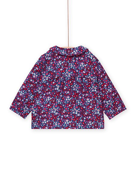 ΒΡΕΦΙΚΗ ΜΠΛΕ ΦΛΟΡΑΛ ΜΑΚΡΥΜΑΝΙΚΗ ΜΑΚΟ ΠΟΥΚΑΜΙΣΑ ΓΙΑ ΚΟΡΙΤΣΙΑ