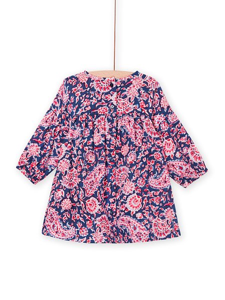 ΒΡΕΦΙΚΟ ΜΠΛΕ ΦΛΟΡΑΛ ΦΟΡΕΜΑ ΓΙΑ ΚΟΡΙΤΣΙΑ