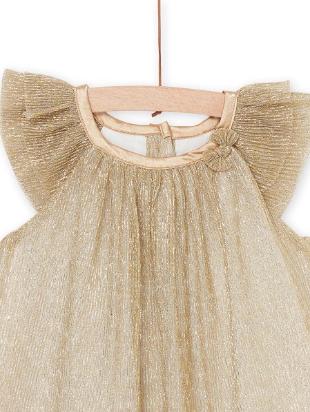 Βρεφικό Φόρεμα για Κορίτσια Festive Gold