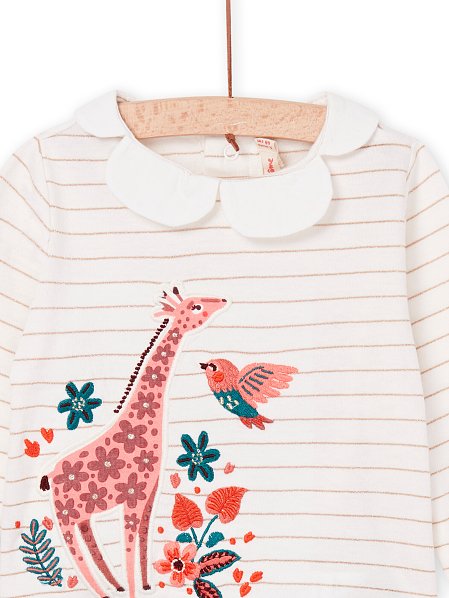 Βρεφική Μπλούζα για Κορίτσια Colourful Friends