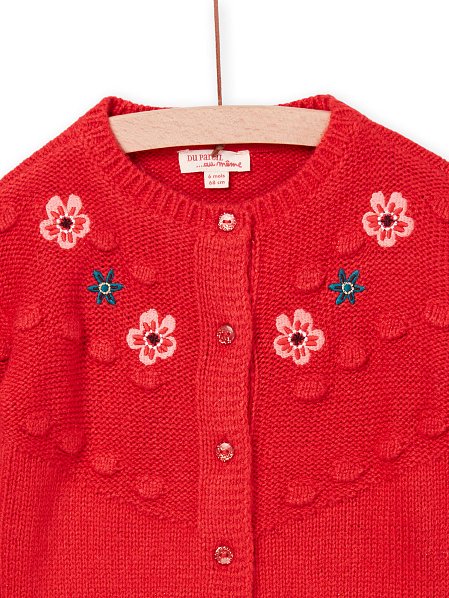 ΒΡΕΦΙΚΗ ΚΟΚΚΙΝΗ ΖΑΚΕΤΑ ΓΙΑ ΚΟΡΙΤΣΙΑ