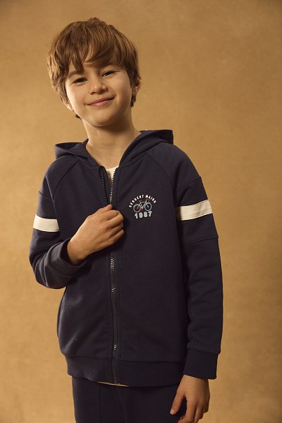 Παιδική Ζακέτα για Αγόρια Navy Bike