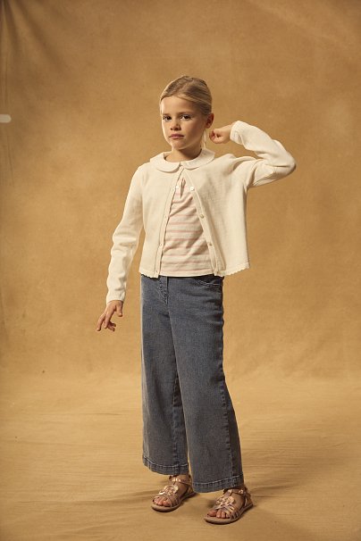 Παιδική Ζακέτα για Κορίτσια Classic White