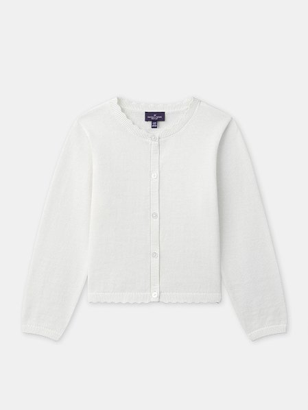 Παιδική Ζακέτα για Κορίτσια Classic White