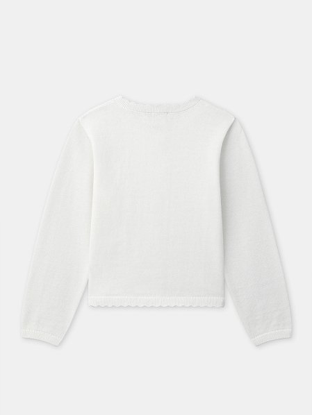 Παιδική Ζακέτα για Κορίτσια Classic White