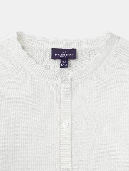 Παιδική Ζακέτα για Κορίτσια Classic White