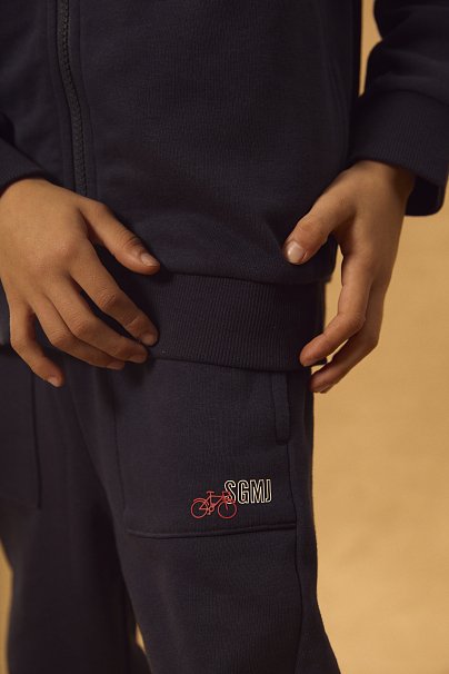 Παιδικό Παντελόνι Φόρμας για Αγόρια Navy Bike