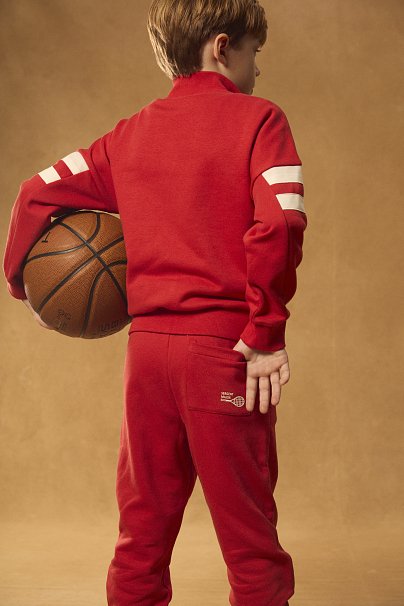 Παιδικό Παντελόνι Φόρμας για Αγόρια Red Tennis