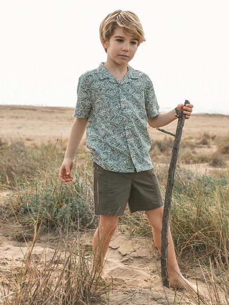 Παιδικό πουκάμισο για αγόρια PLEVRAGE