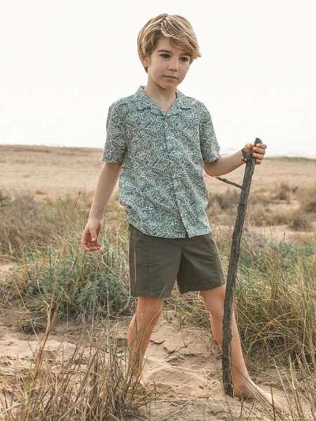 Παιδικό Πουκάμισο για Αγόρια Jungle Pattern