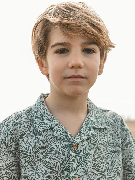 Παιδικό πουκάμισο για αγόρια PLEVRAGE