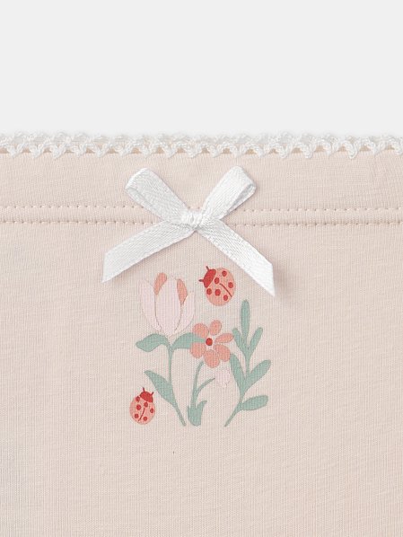 Σετ Παιδικά Εσώρουχα για Κορίτσια Pink Ladybug 3 τμχ