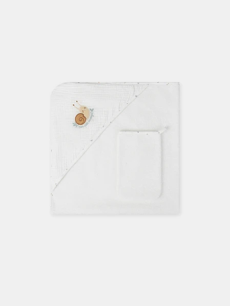 Βρεφική Πετσέτα και Γάντι POMPEO