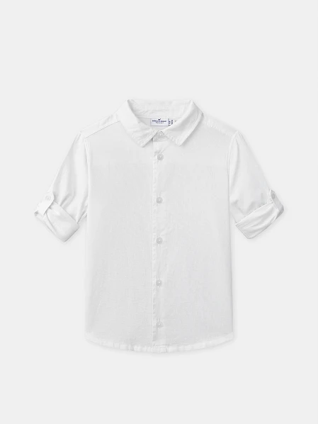 Παιδικό Πουκάμισο για Αγόρια Timeless White