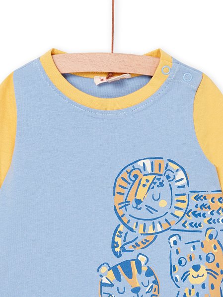 Βρεφική Μπλούζα για Αγόρια Minimal Animals