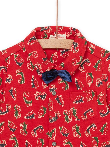 Βρεφικό Πουκάμισο για Αγόρια Festive Dinos