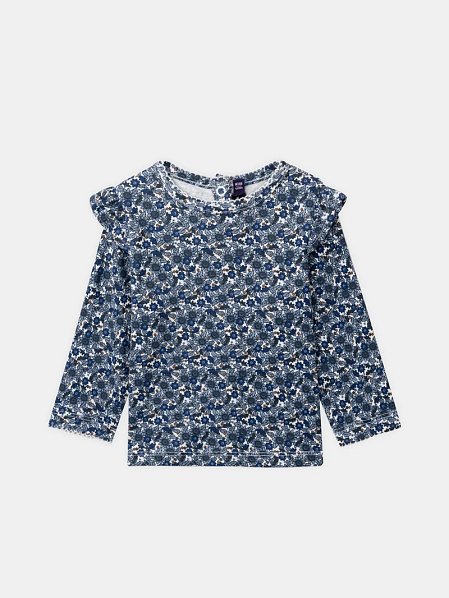 Βρεφικό Σετ για Κορίτσια Floral Denim