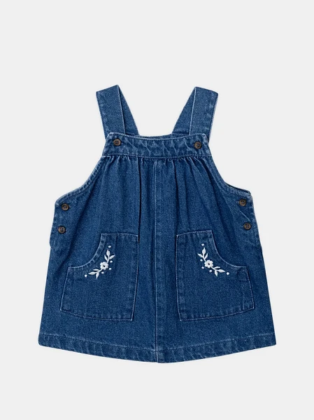 Βρεφικό Σετ για Κορίτσια Floral Denim
