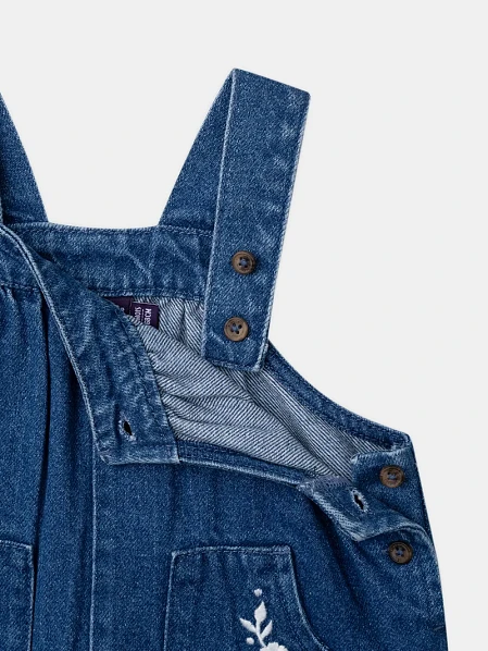 Βρεφικό Σετ για Κορίτσια Floral Denim