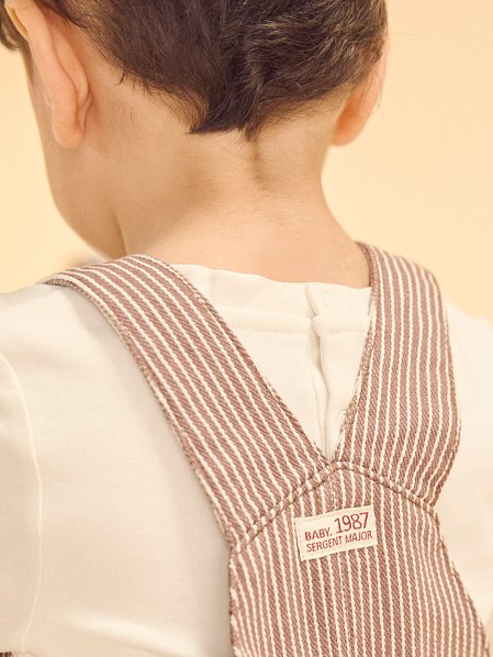 Βρεφική Σαλοπέτα για Αγόρια Choco Stripe