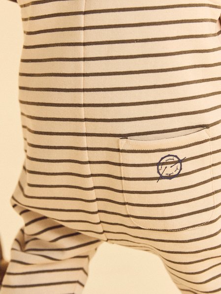Βρεφική Σαλοπέτα για Αγόρια Striped Bear