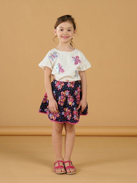 Παιδική Φούστα για Κορίτσια Pink Pattern