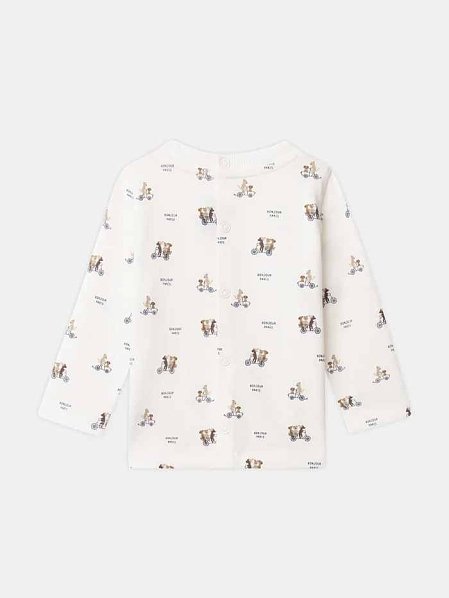 Βρεφική Μπλούζα για Αγόρια Parisian Animals