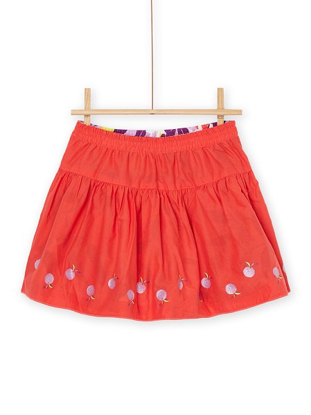 Παιδική Φούστα για Κορίτσια Orange Floral