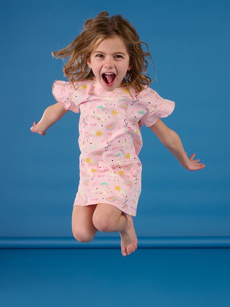 Παιδική Πιτζάμα για Κορίτσια Purple Doodles