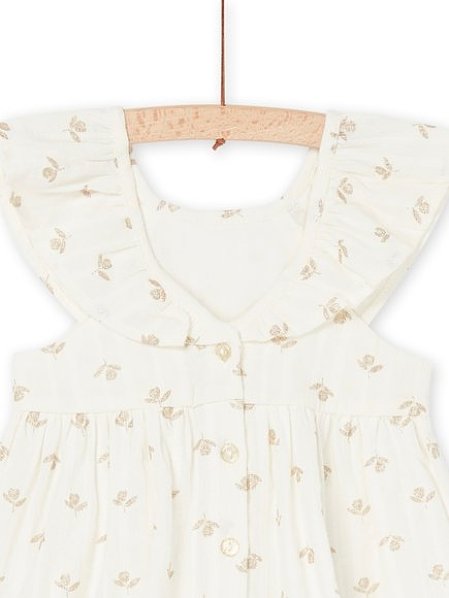 Βρεφικό Φόρεμα για Κορίτσια Gold Tulips