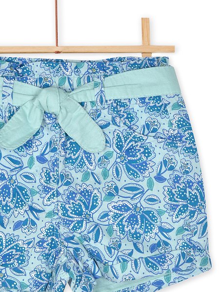 Βρεφικό Σορτς για Κορίτσια Blue Floral