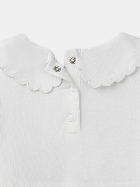 Παιδική Μπλούζα για Κορίτσια White Princess Collar