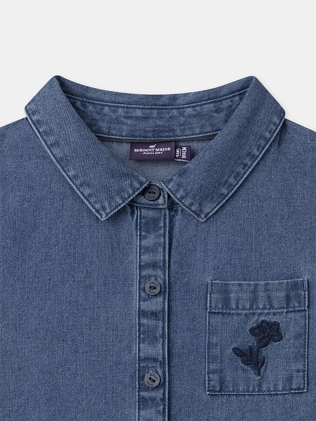 Παιδικό Φόρεμα Denim Bloom