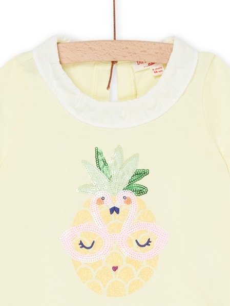 Βρεφική Μπλούζα για Αγόρια Cool Pineapple