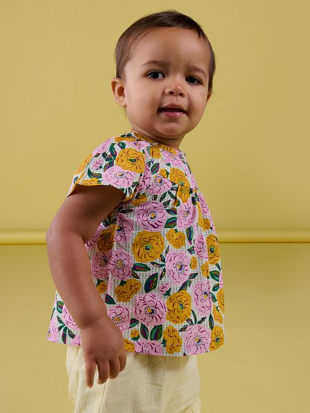 Βρεφικό Σετ για Κορίτσια Yellow Floral